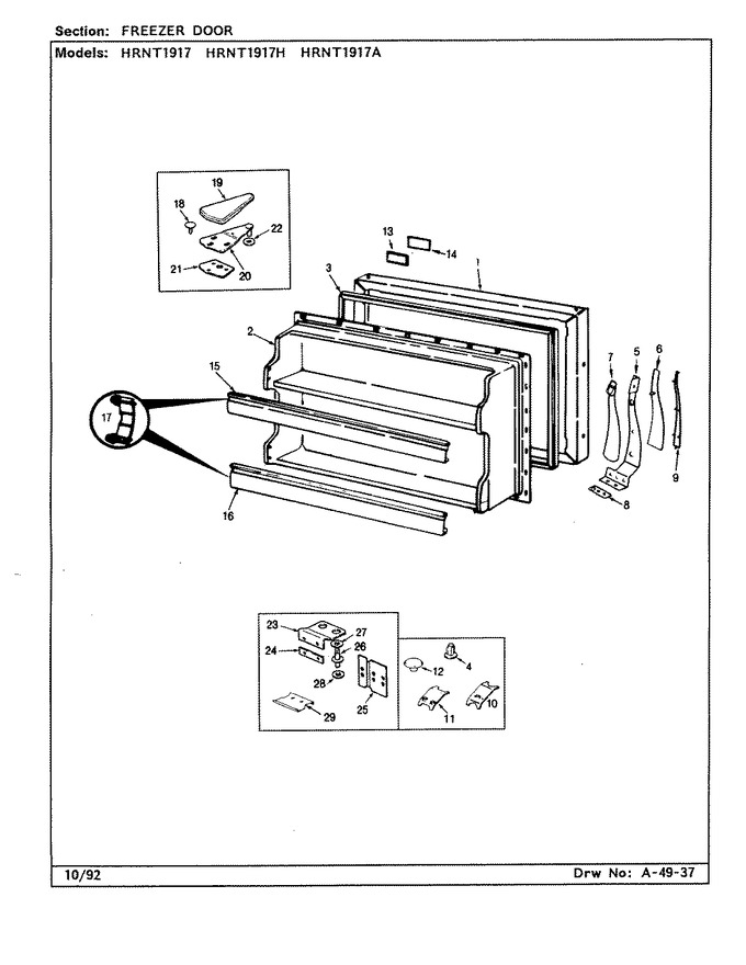 Diagram for HRNT1917A (BOM: CL52A)