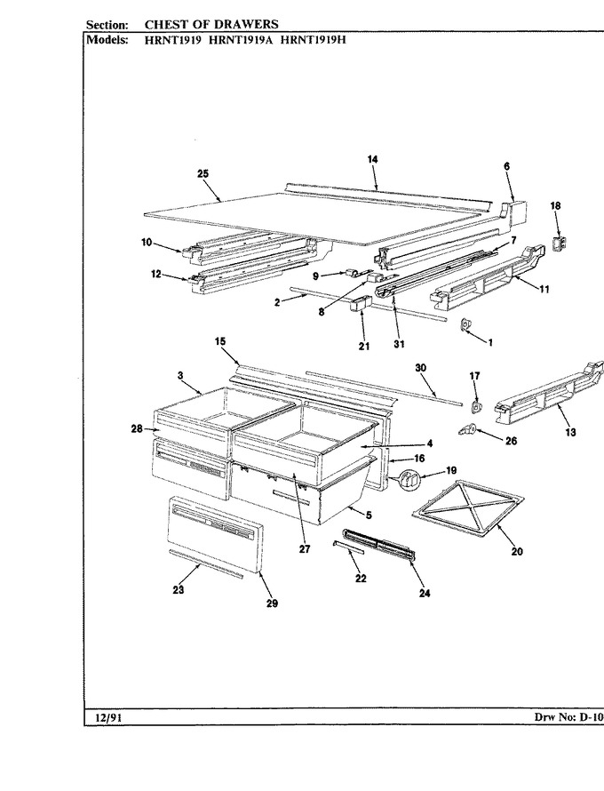 Diagram for HRNT1919 (BOM: BF57A)