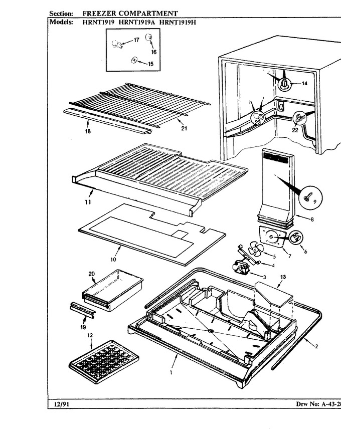 Diagram for HRNT1919 (BOM: BF57A)