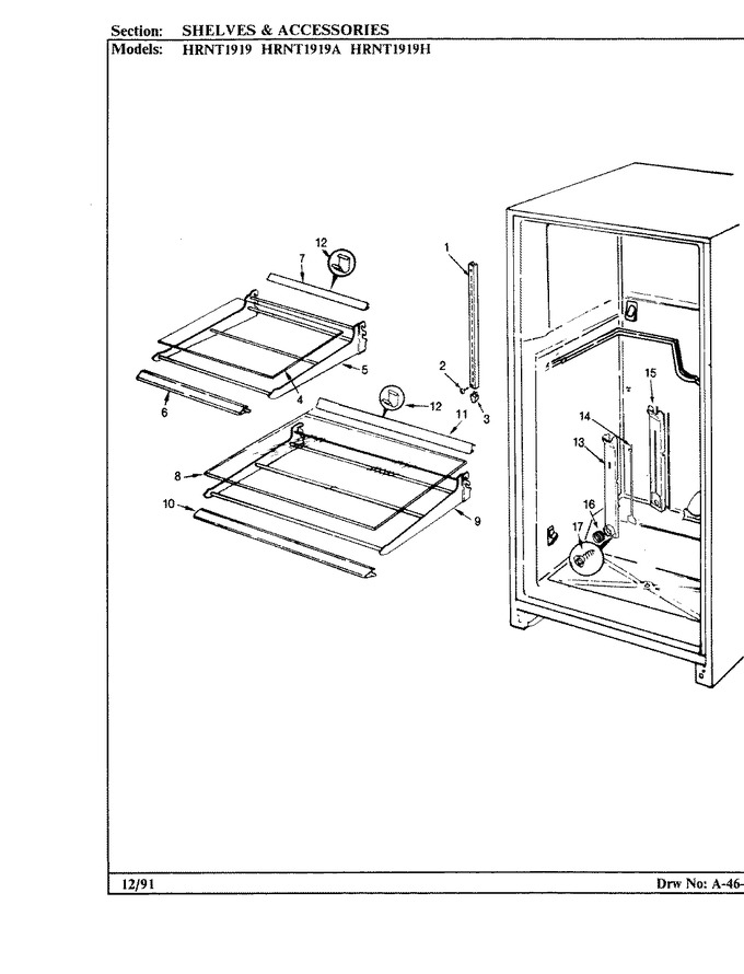 Diagram for HRNT1919 (BOM: BF57A)
