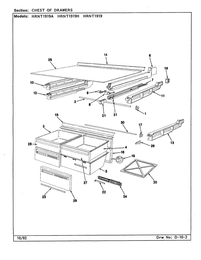 Diagram for HRNT1919A (BOM: CL55A)