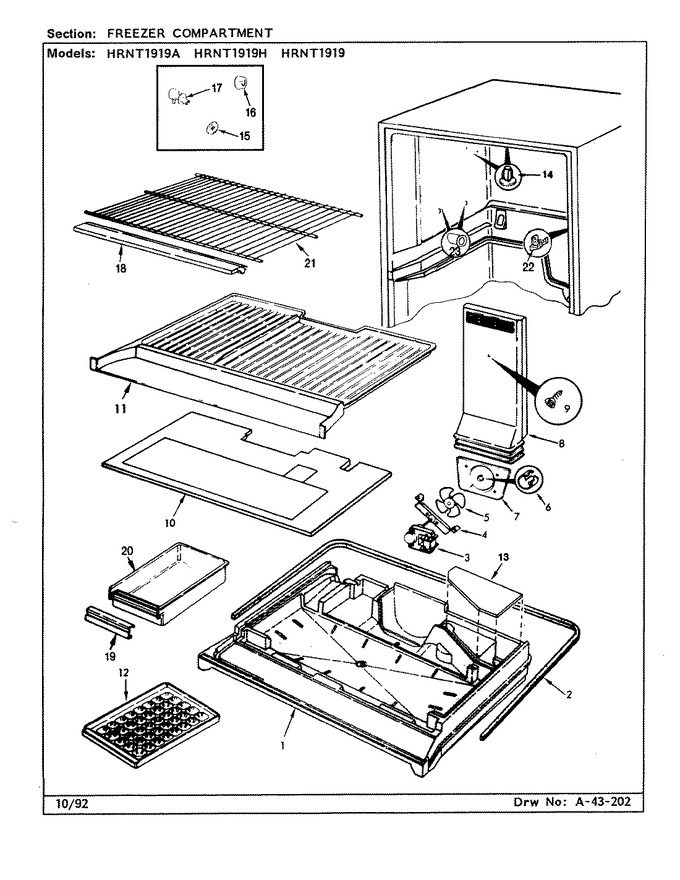 Diagram for HRNT1919H (BOM: CL56A)