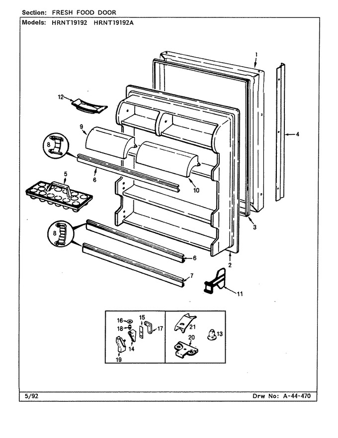 Diagram for HRNT19192A (BOM: CF52A)