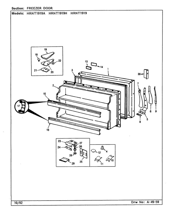Diagram for HRNT1919A (BOM: CL55A)