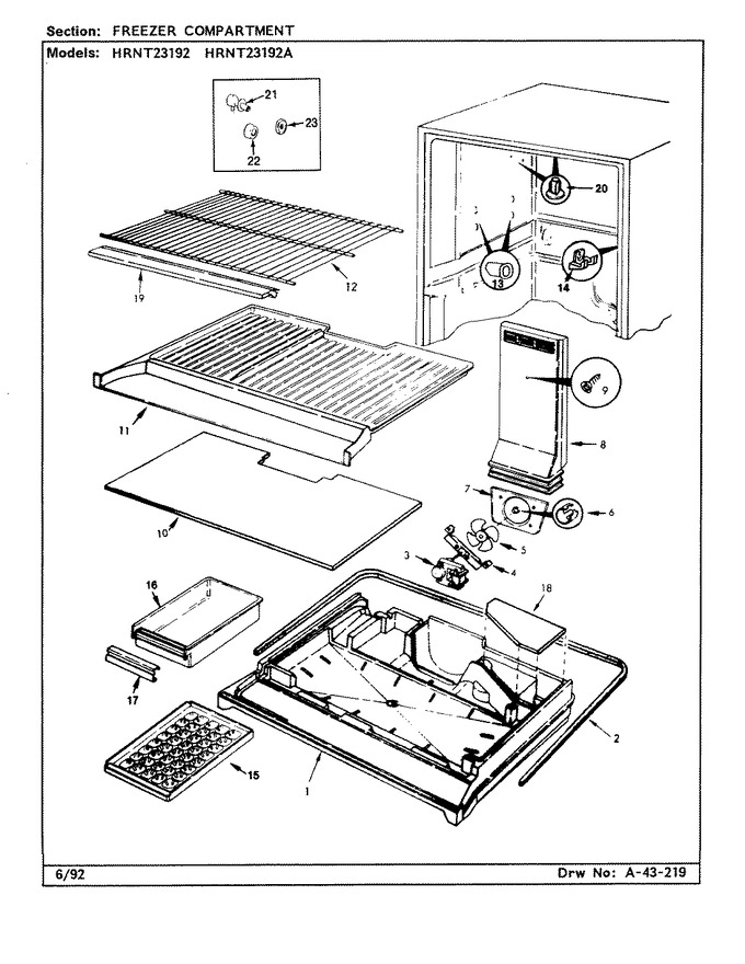Diagram for HRNT23192 (BOM: CF95A)