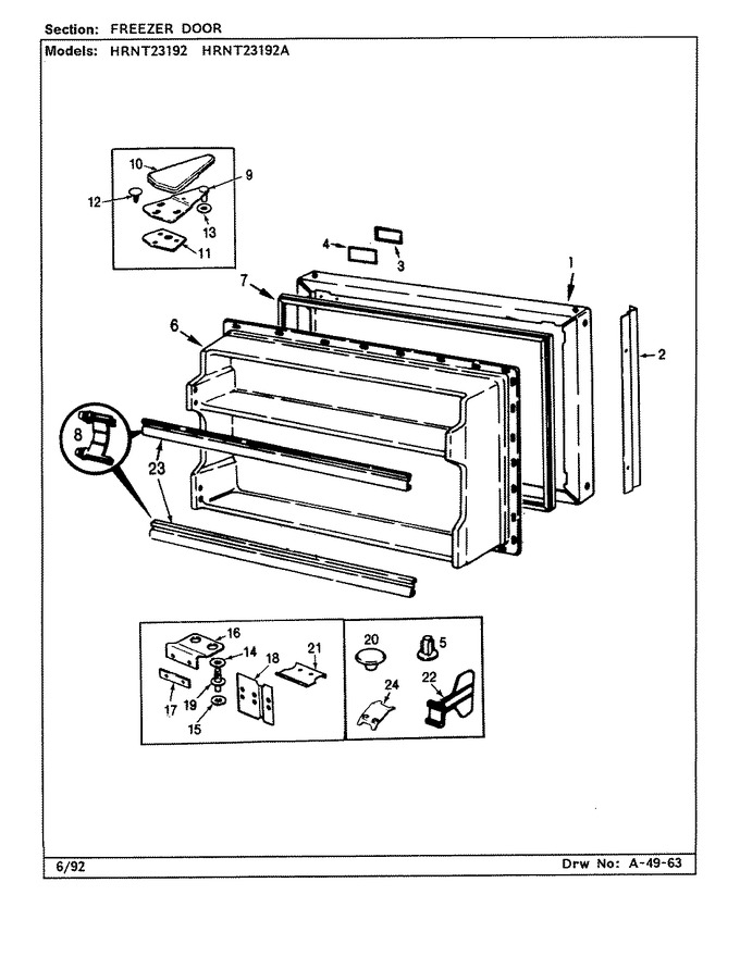 Diagram for HRNT23192 (BOM: CF95A)