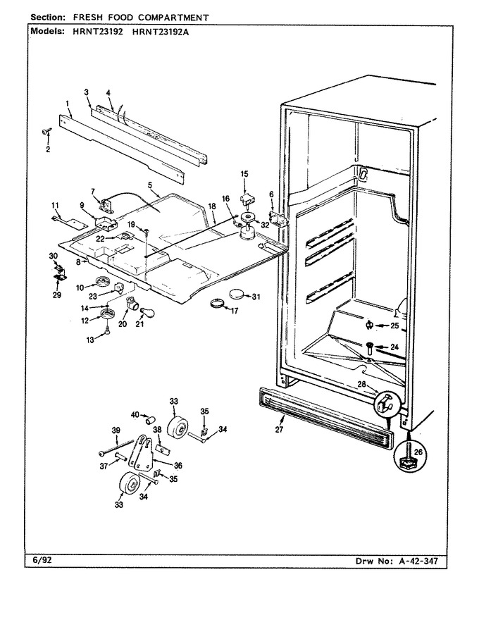 Diagram for HRNT23192 (BOM: CF95A)
