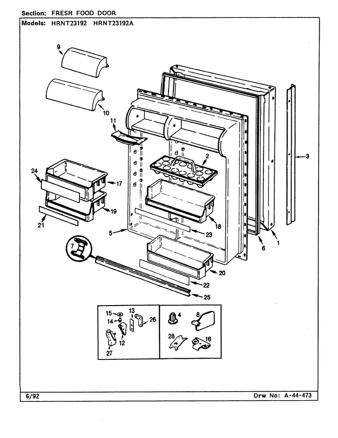 Diagram for HRNT23192 (BOM: CF95A)