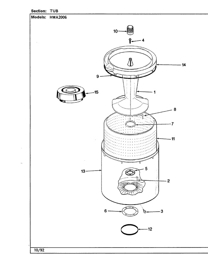 Diagram for HWA2006W