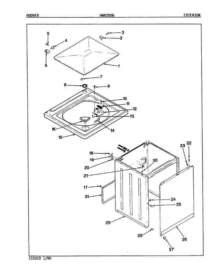 Diagram for HWA2006W