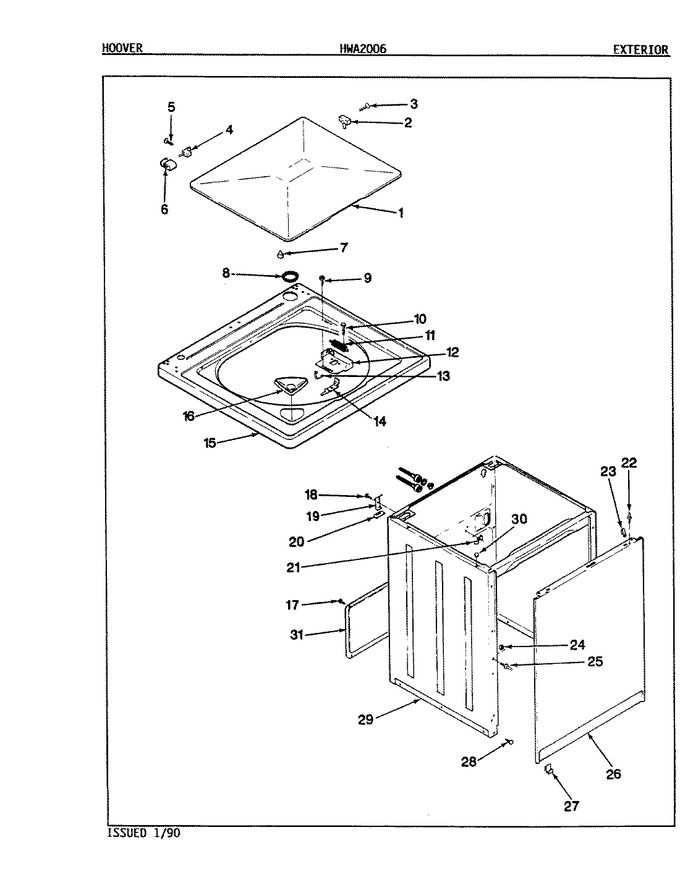 Diagram for HWA2006W