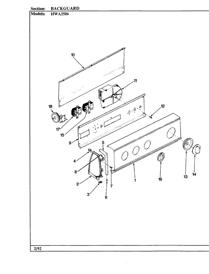 Diagram for HWA2506W