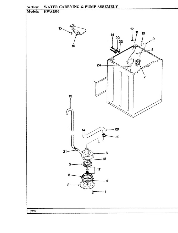 Diagram for HWA2506W