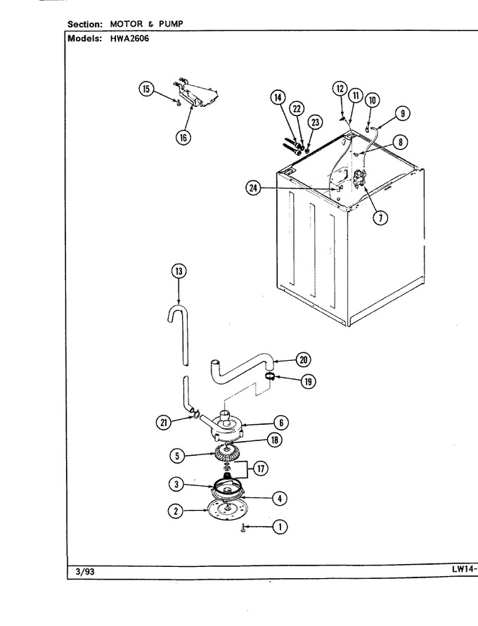 Diagram for HWA2606W