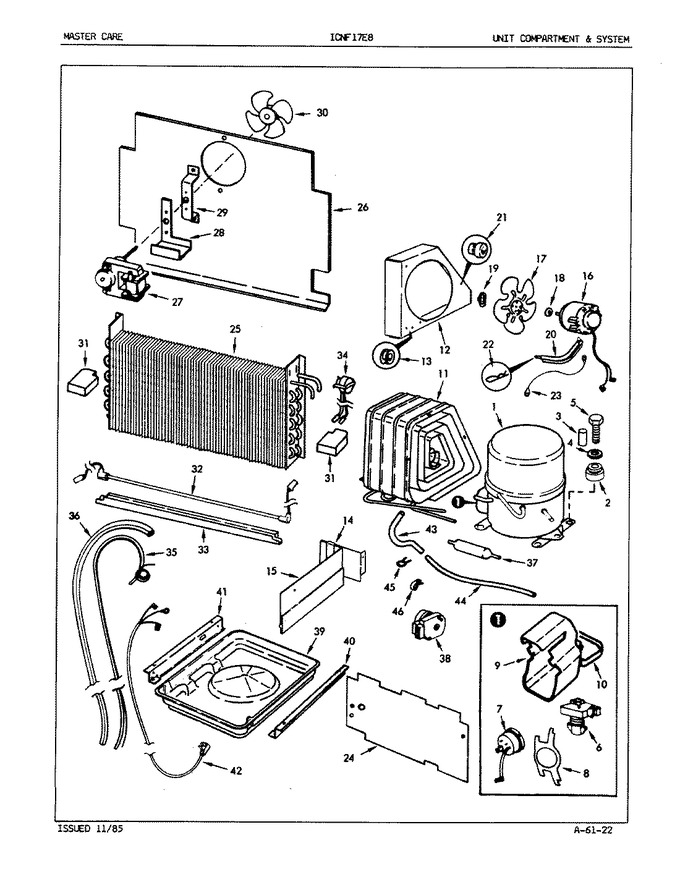 Diagram for ICNF17E8 (BOM: EY41B)