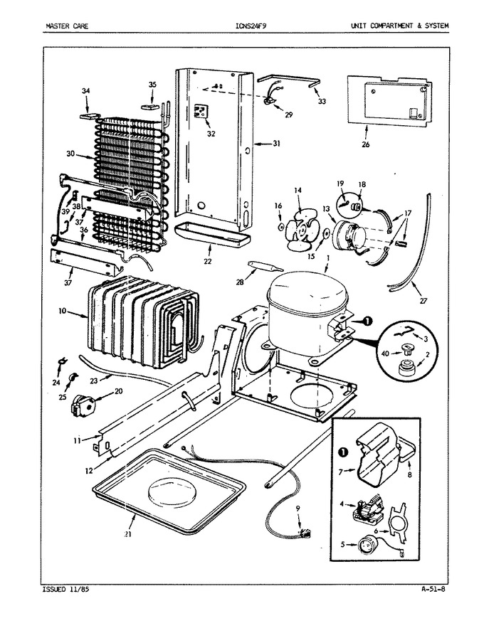 Diagram for ICNS24F9H (BOM: 5L51A)