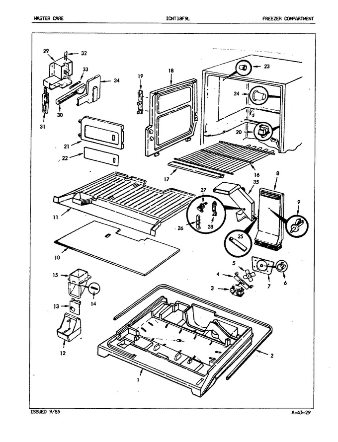 Diagram for ICNT18F9L (BOM: 5B51B)