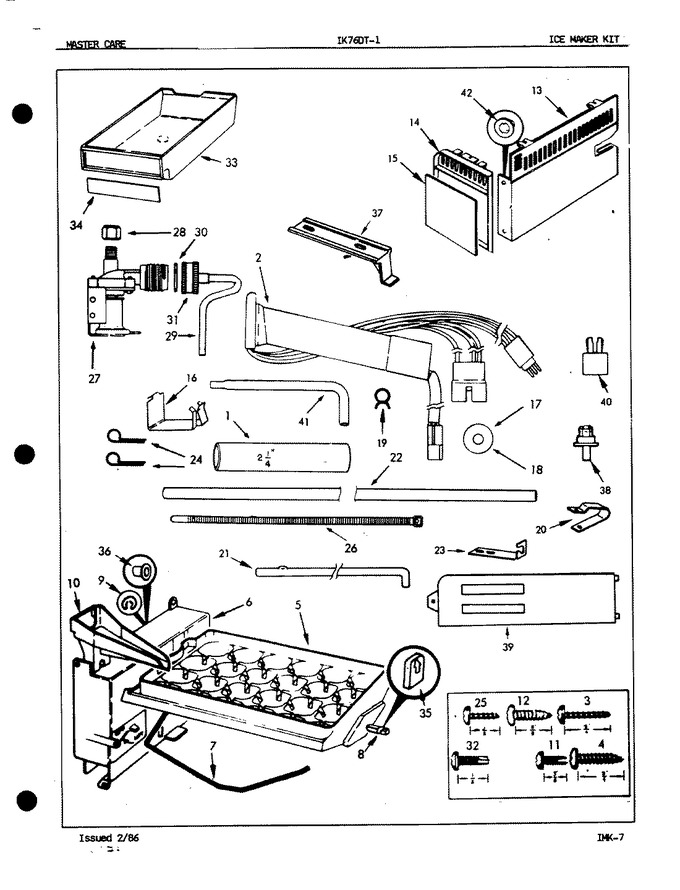 Diagram for IK76DT-1 (BOM: 5X41A)