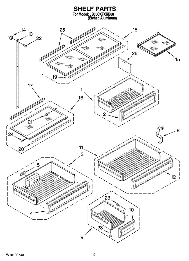 Diagram for JB36CXFXRB00
