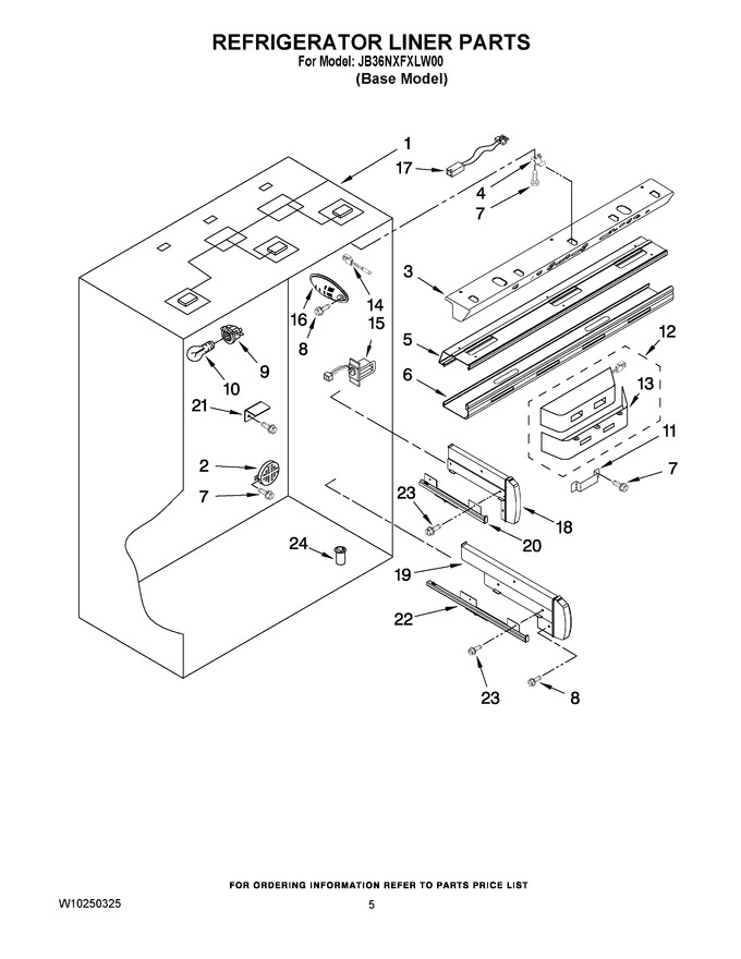 Diagram for JB36NXFXLW00