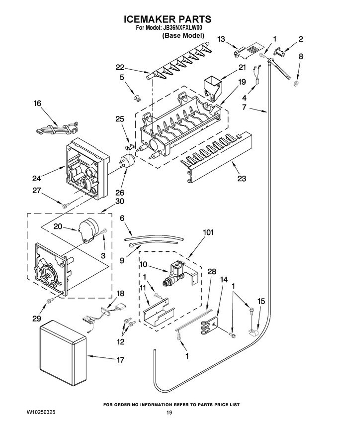 Diagram for JB36NXFXLW00