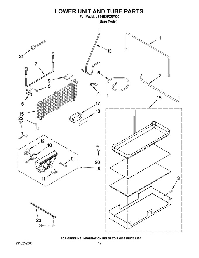 Diagram for JB36NXFXRW00