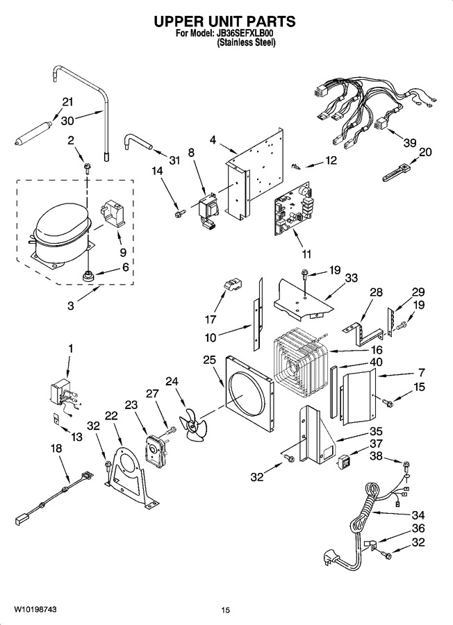 Diagram for JB36SEFXLB00