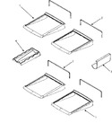 Diagram for 13 - Refrigerator Shelves
