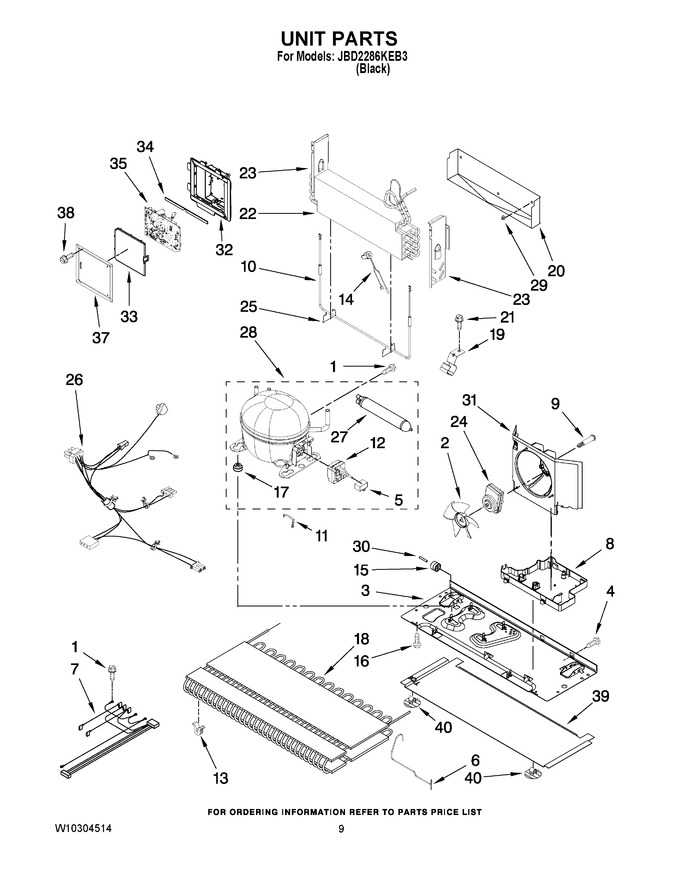 Diagram for JBD2286KEB3