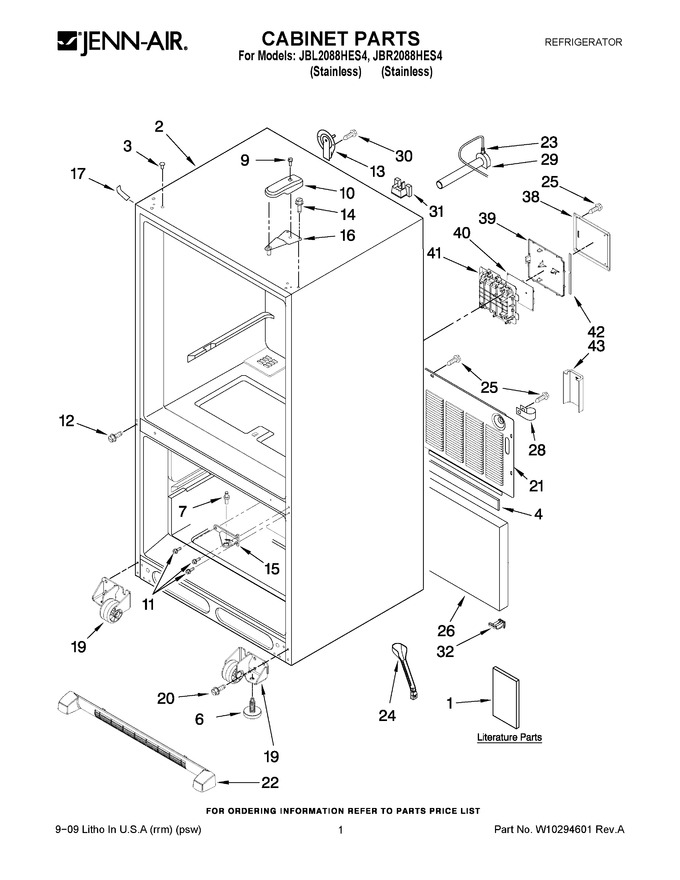 Diagram for JBL2088HES4