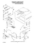 Diagram for 02 - Freezer Liner Parts