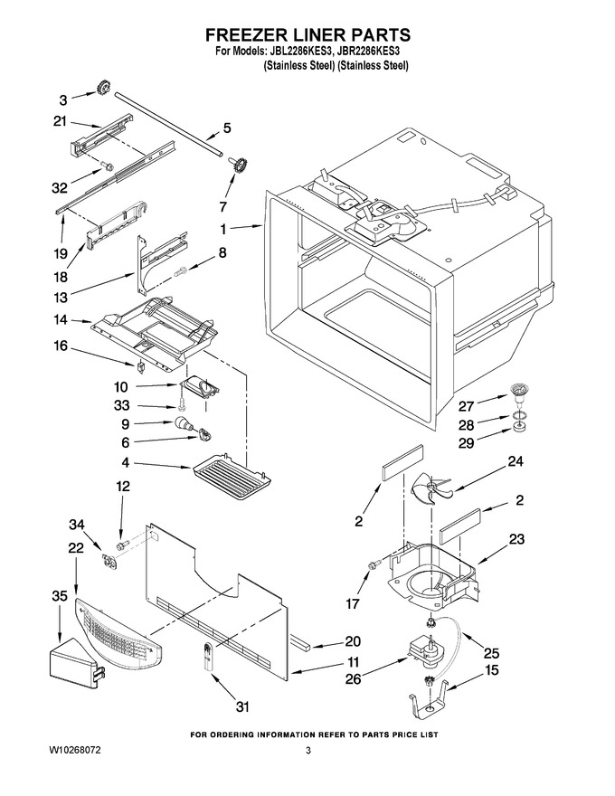 Diagram for JBL2286KES3
