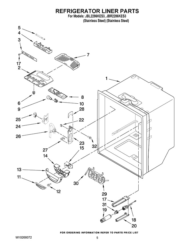 Diagram for JBL2286KES3