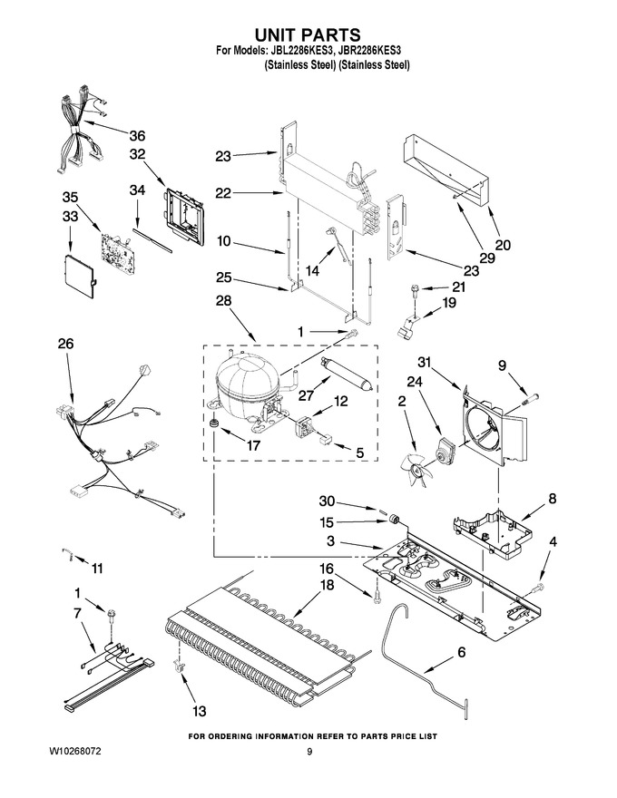 Diagram for JBL2286KES3