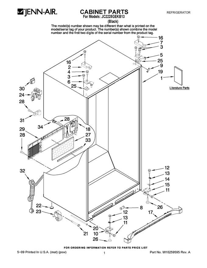 Diagram for JC2225GEKB13