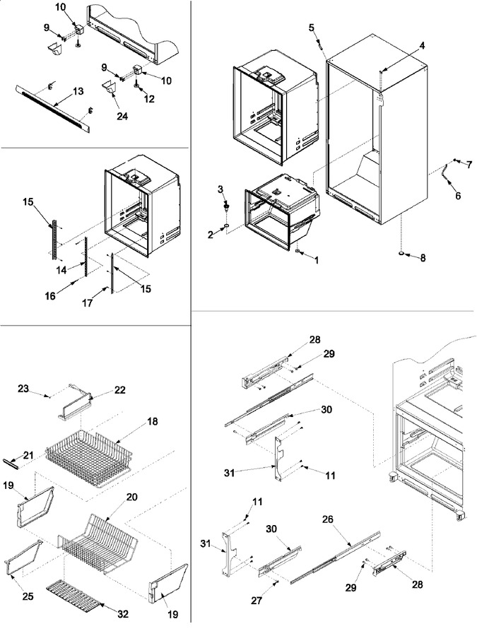 Diagram for JCB2058GEB (BOM: PJCB2058GB1)