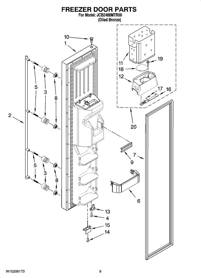 Diagram for JCB2488MTR00