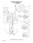 Diagram for 04 - Freezer Liner Parts