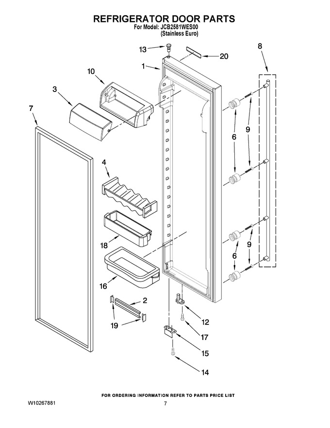 Diagram for JCB2581WES00