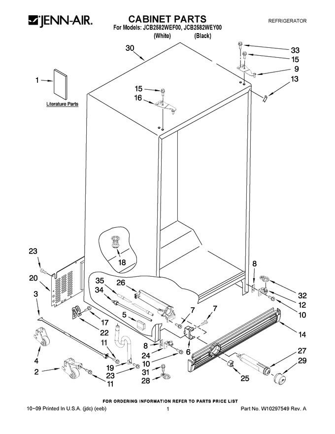 Diagram for JCB2582WEY00