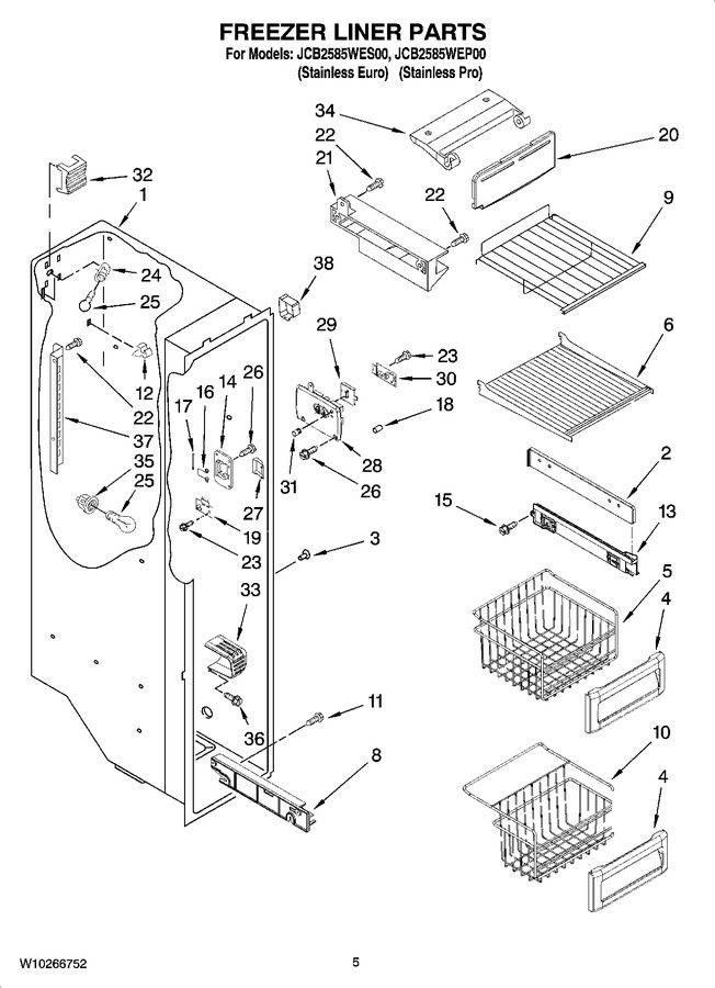 Diagram for JCB2585WEP00