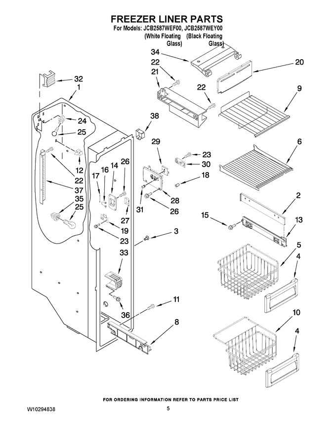 Diagram for JCB2587WEF00