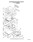 Diagram for 03 - Refrigerator Shelf Parts