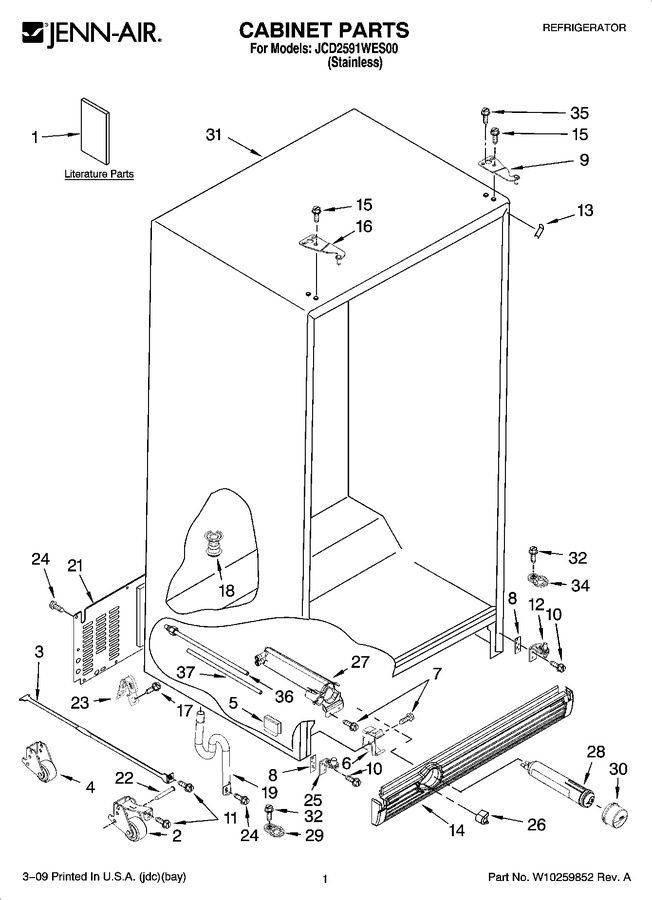 Diagram for JCD2591WES00
