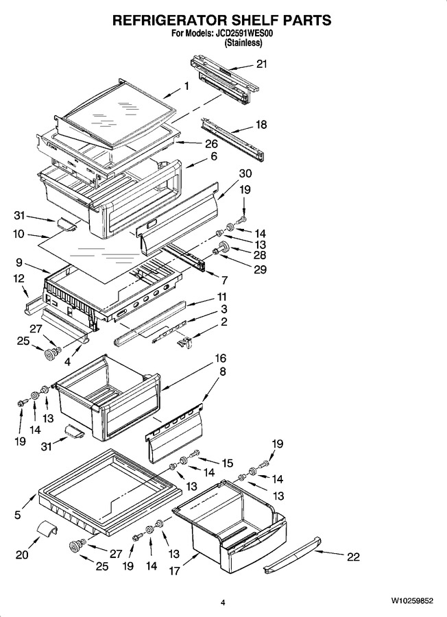 Diagram for JCD2591WES00