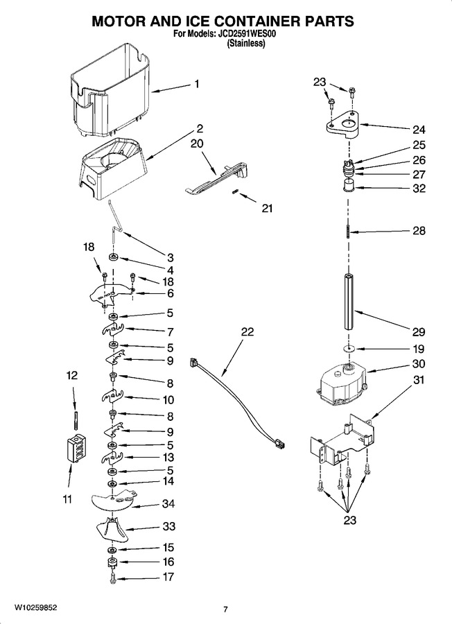 Diagram for JCD2591WES00