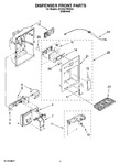 Diagram for 08 - Dispenser Front Parts