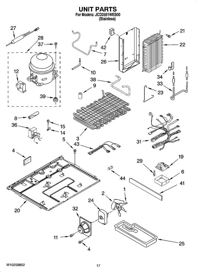Diagram for JCD2591WES00