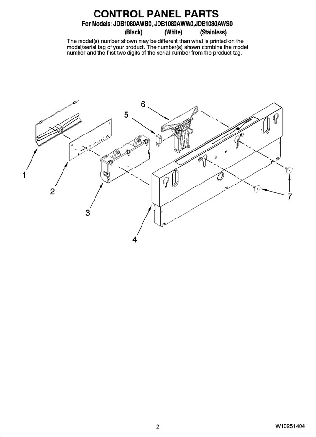 Diagram for JDB1080AWB0