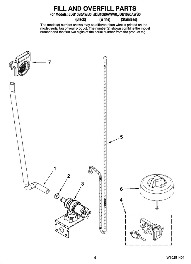 Diagram for JDB1080AWB0